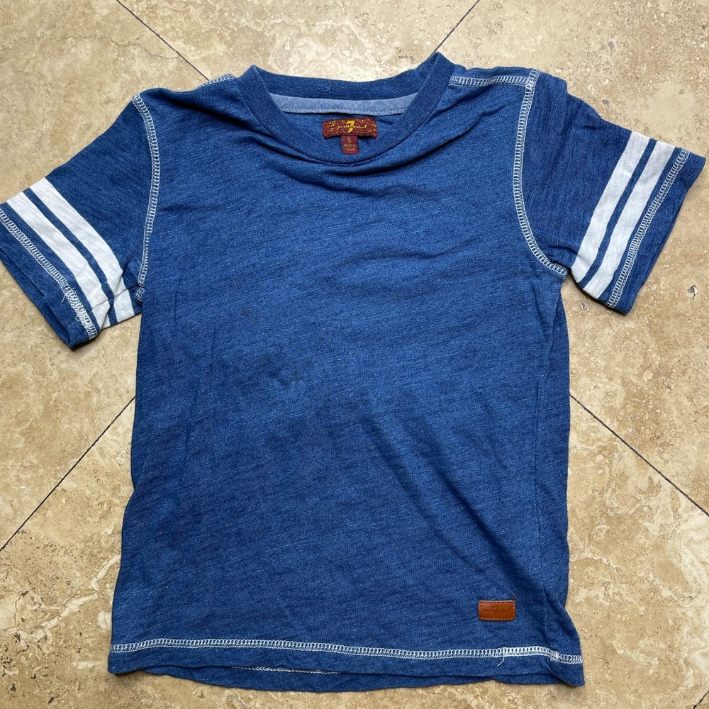 7 for all mankind royal blue boys T-shirt